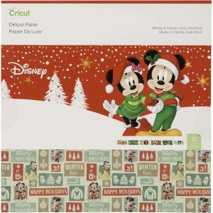 imageCricut Deluxe Paper Disney Mickey and Friends Cozy Christmas 12X12