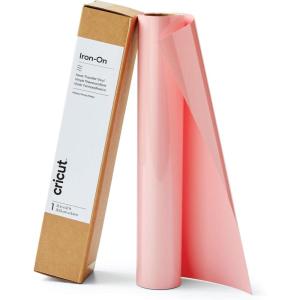 imageCricut Everyday Iron On  12 x 12ft  HTV Vinyl for TShirts  Use with Cricut Explore Air 2Maker StrongBond Guarantee Outlast 50 Washes BlackBlush