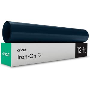 imageCricut Everyday Iron On  12 x 12ft  HTV Vinyl for TShirts  Use with Cricut Explore Air 2Maker StrongBond Guarantee Outlast 50 Washes BlackNavy