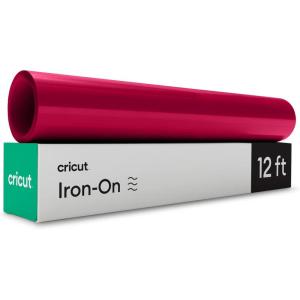 imageCricut Everyday Iron On  12 x 12ft  HTV Vinyl for TShirts  Use with Cricut Explore Air 2Maker StrongBond Guarantee Outlast 50 Washes BlackRed