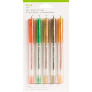 imageCricut Glitter Gel Basics Pen Set 5 PackFiesta Sampler