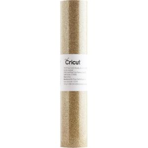 imageCricut Glitter Iron On Vinyl Sheets 12quot x 120quot DIY Supplies Bulk HTV Rolls  GoldGold