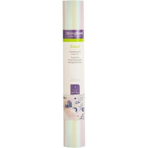 imageCricut Holographic Iron On Blue  3Pack of 2ft Rolls 12quotx24quot  HTV Heat Transfer Vinyl for Shirts Apparel Hats ampamp More  Compatible with Cricut EasyPress ampamp MachinesTranslucent Red