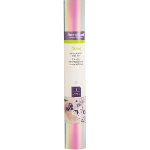 imageCricut Holographic Iron On Blue  3Pack of 2ft Rolls 12quotx24quot  HTV Heat Transfer Vinyl for Shirts Apparel Hats ampamp More  Compatible with Cricut EasyPress ampamp MachinesBlue