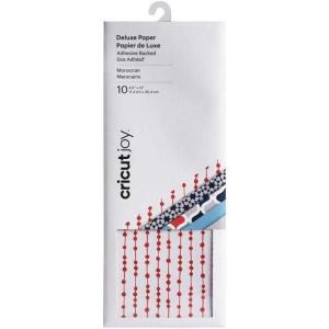 imageCricut Joy AdhesiveBacked Deluxe Paper  DIY Craft Paper for Scrapbooking and Other Art Projects  Black and White Botanicals 10 ct 2007343Moroccan