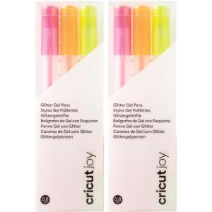 imageCricut Joy Glitter Gel Pens 08 mm Rainbow 10 ctNeon