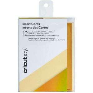 imageCricut Joy Insert Cards  DIY Greeting Card for Baby Shower Birthday and Wedding  Matte Holographic CreamGold 12 ctCreamGold Matte Holographic Sampler