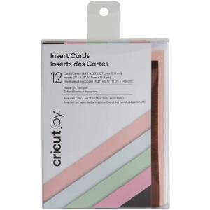 imageCricut Joy Insert Cards  DIY Greeting Card for Baby Shower Birthday and Wedding  Matte Holographic CreamGold 12 ctMacarons