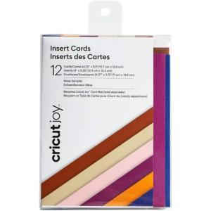 imageCricut Joy Insert Cards  DIY Greeting Card for Baby Shower Birthday and Wedding  Matte Holographic CreamGold 12 ctMesa