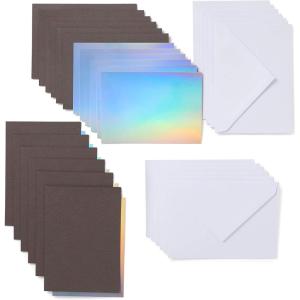 imageCricut Joy Insert Cards Large GraySilver Holographic