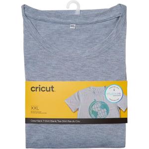 imageCricut Mens TShirt Blank Round Neck Grey XXL