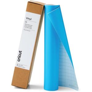 imageCricut Premium Removable Vinyl Black 12in  15ft NoResidue Easy Removal up to 2 Years Perfect for IndoorOutdoor DIY Projects ampamp Removable Decals Compatible MachinesTuquoise