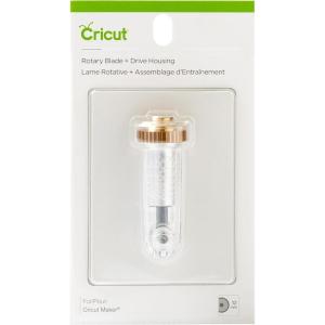 imageCricut Rotary Blade Replacement Kit Includes a Hard Cutting Blade with Protective Cap Washer Nut ampamp Screwdriver Cuts Delicate Papers ampamp Unbacked Fabric Compatible with Cricut Maker Cutting MachineBlade  Housing