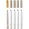 imageCricut Multi Pen Set Gold 5 ct  For Explore Maker ampamp Venture Machines  Includes Gold Glitter Gel Pen Marker ampamp Calligraphy Markers5 Count Pack of 1